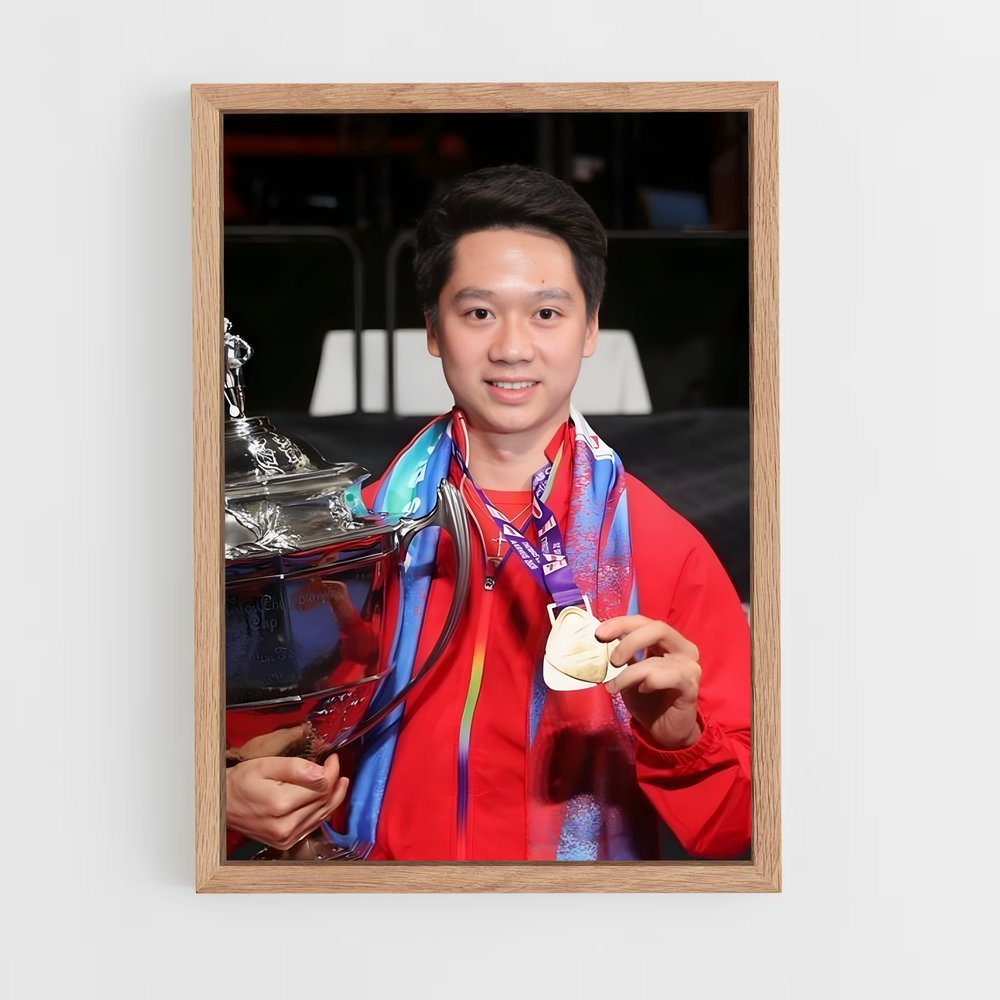 Poster Champion de la Passion – affiche Badminton (vue 4)